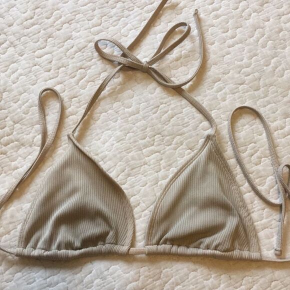 Tan ribbed bikini top 🤍 - Picture 5 of 5